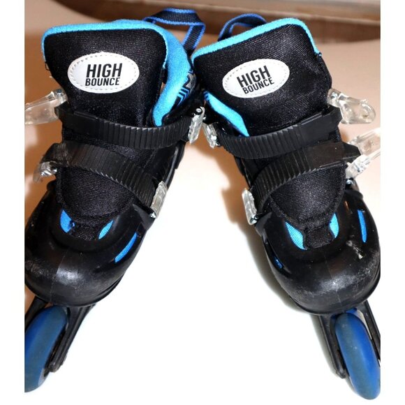 Adjustable Rollerblades Inline Skates High Bounce Blue Y2K Streetwear Skate - Picture 6 of 7